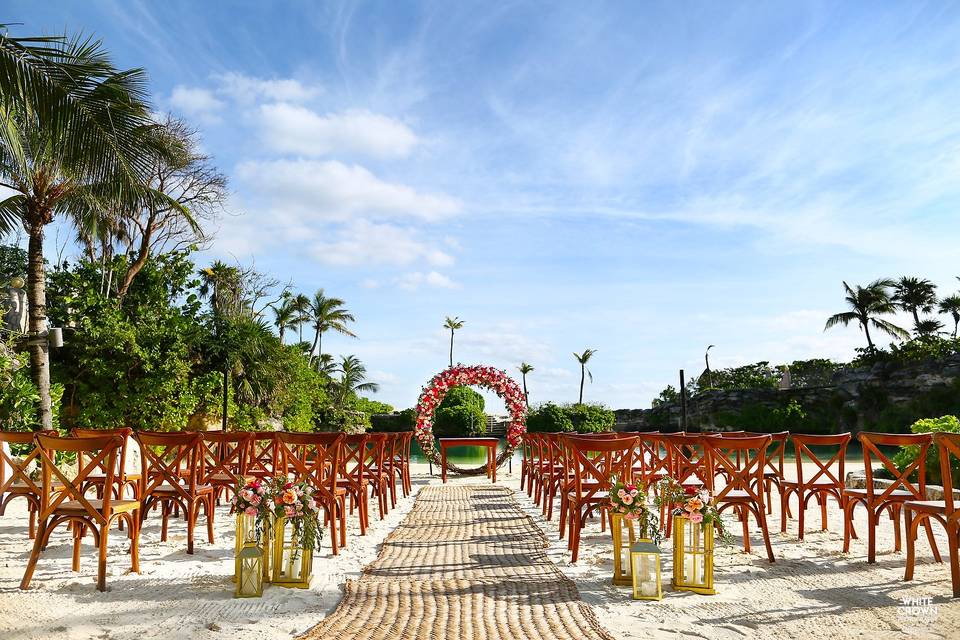 Ceremony set up