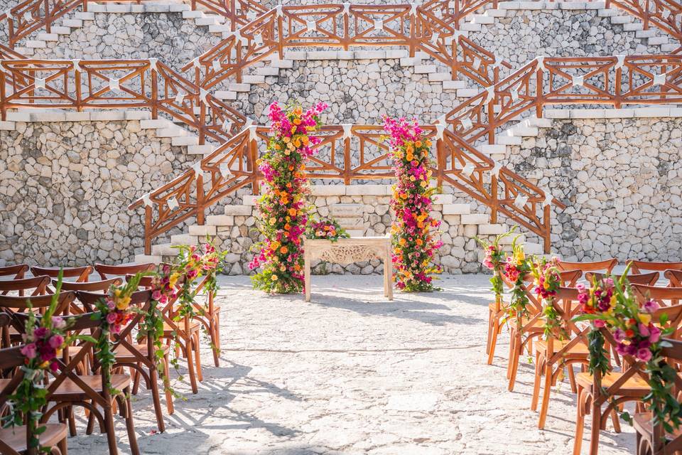 Summer Wedding at Hotel Xcaret