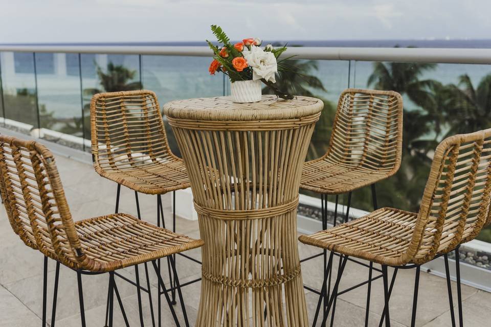 Cocktail set up