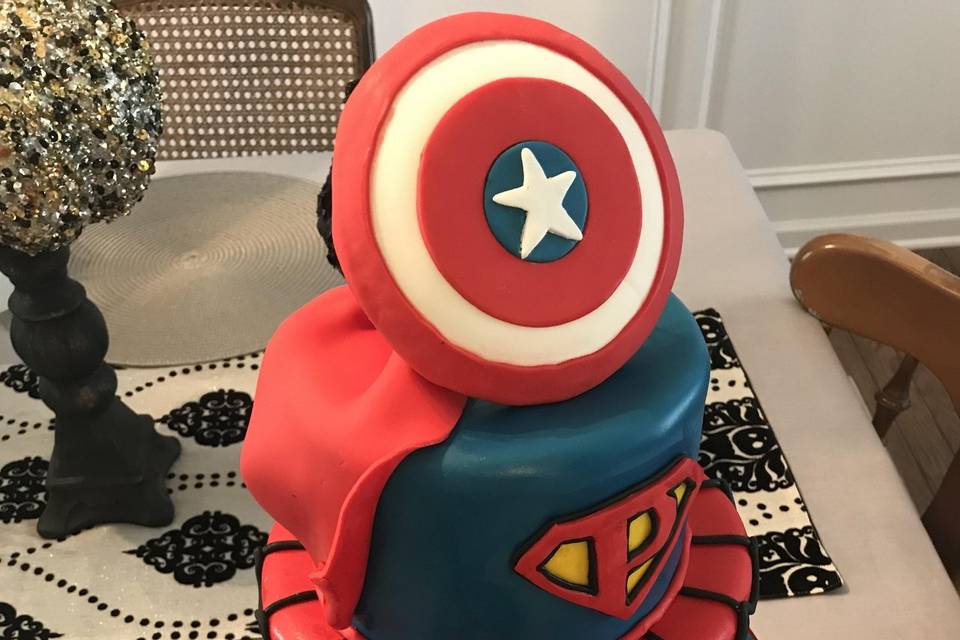 Superhero Cake