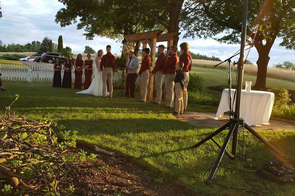 Wedding ceremony