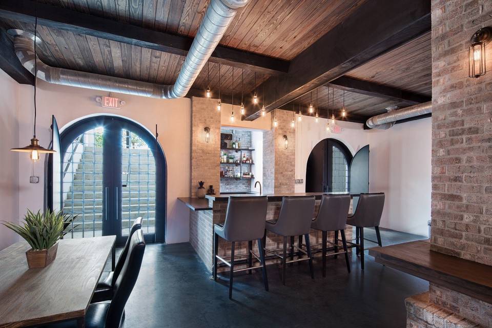 Interior of Hudson's Cellar