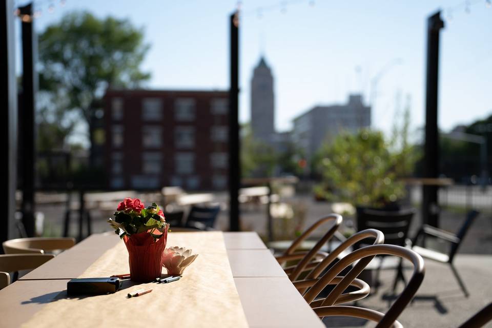 Outdoor dining