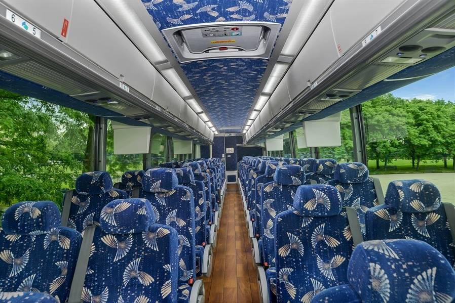 Motor coach interior