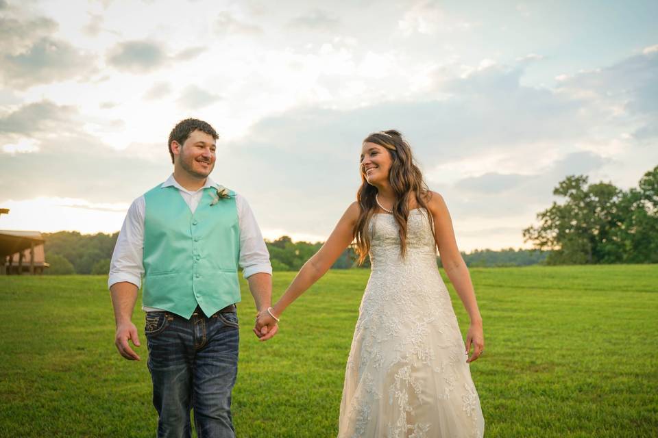 Bride and groom