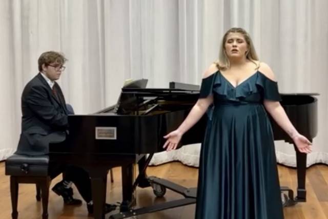 Rhett accompanying Sr. Recital