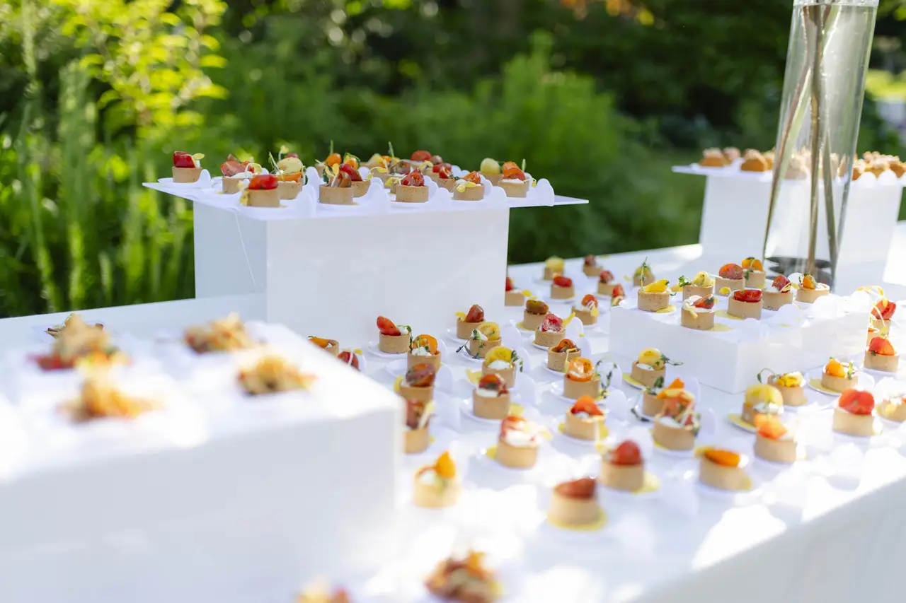 Johnny Burke Catering event table setup