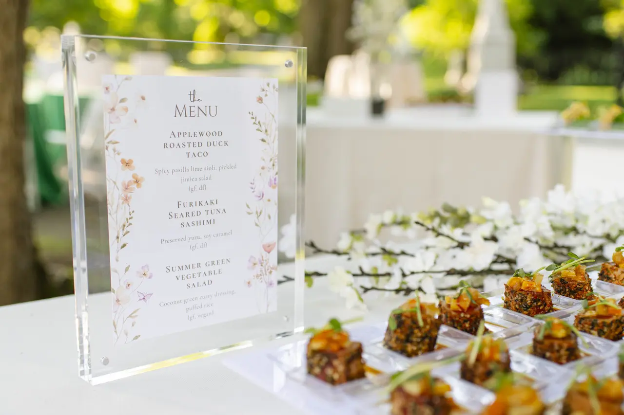 Johnny Burke Catering serving staff