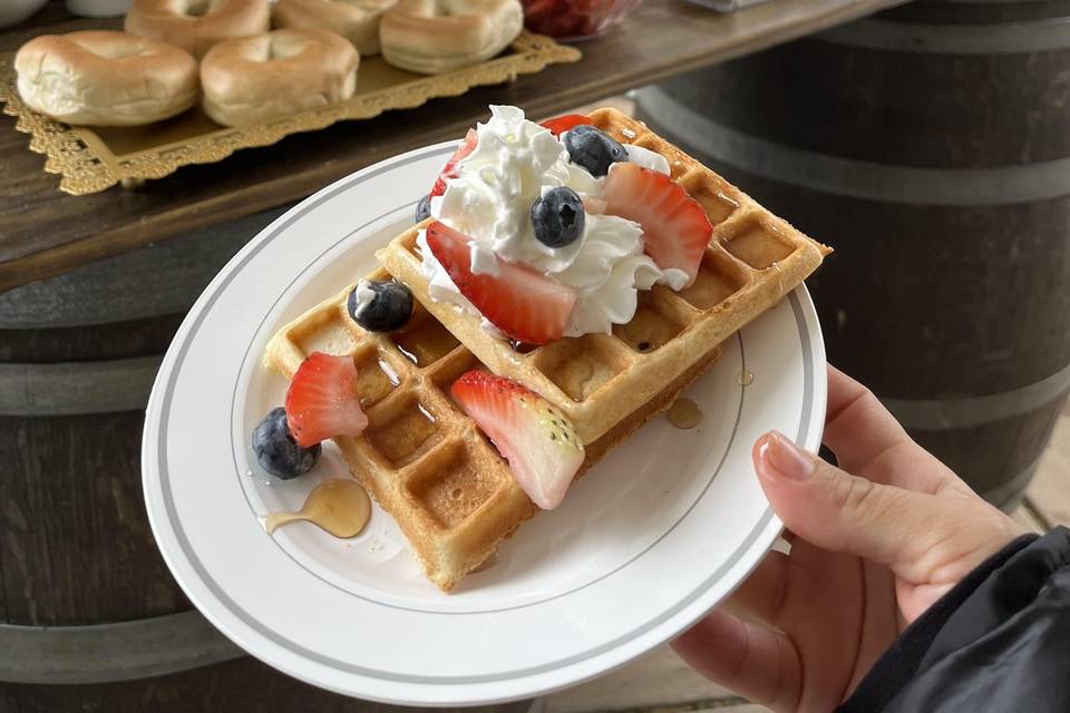 Waffle brunch