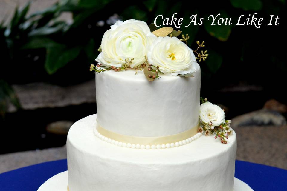 Ring on Pillow Engagement Cake - Peter Herd