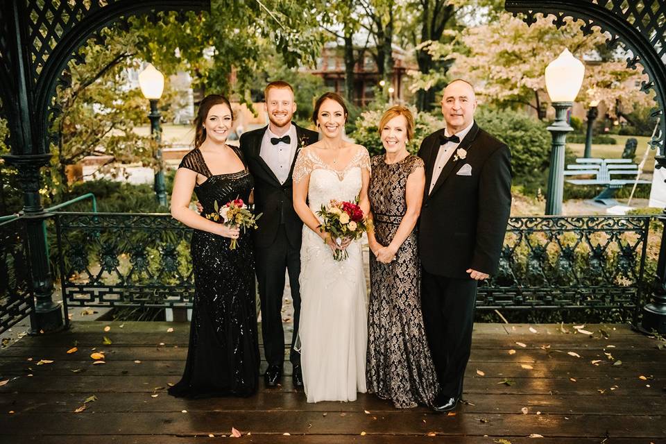 Family in the Gazebo