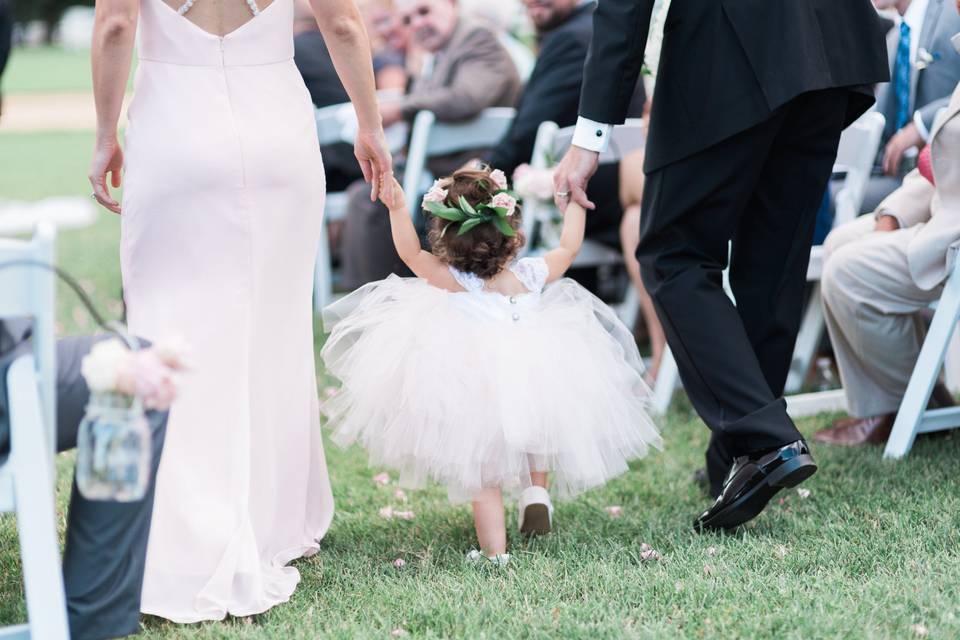 The couple with cute baby