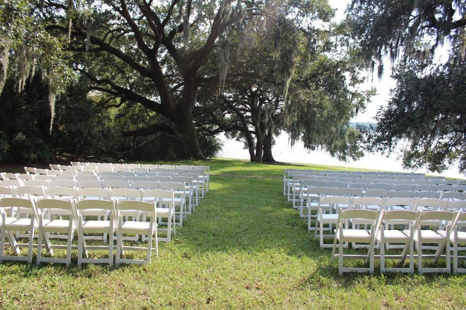 Outdoor wedding