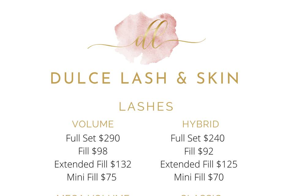 Lash Pricing