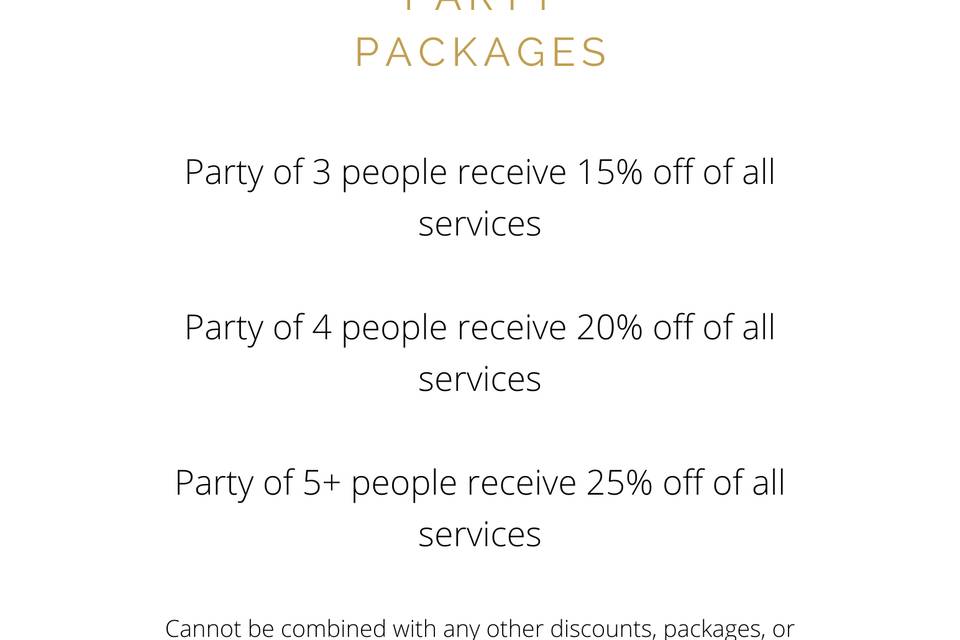 Party Packages