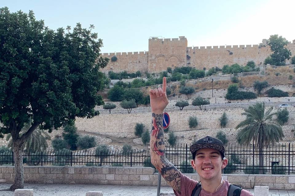 A shot of DJ Inked In Israel
