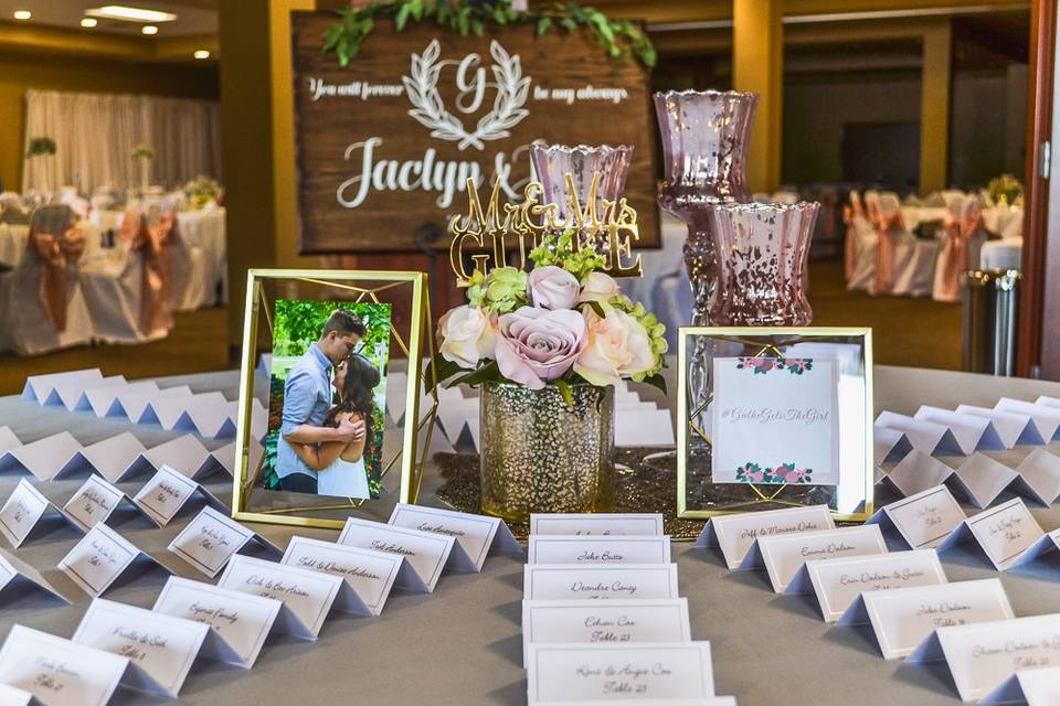 Escort Card Table