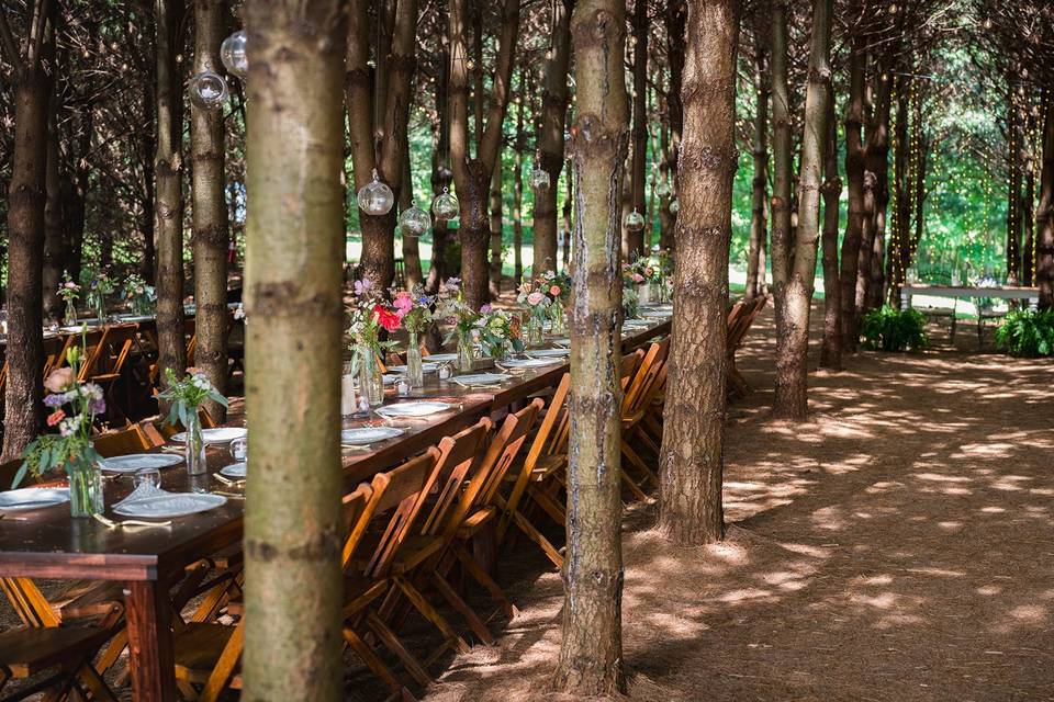 Wildflower Woods Tablescape