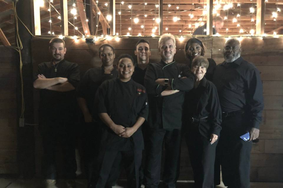 Chef and his team