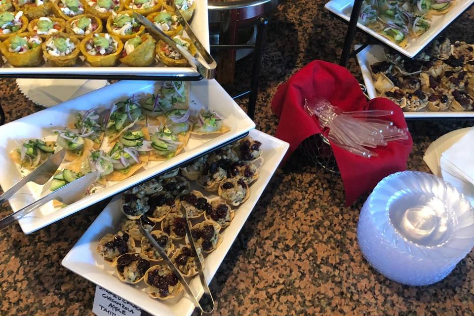 Hors d'oeuvres selection
