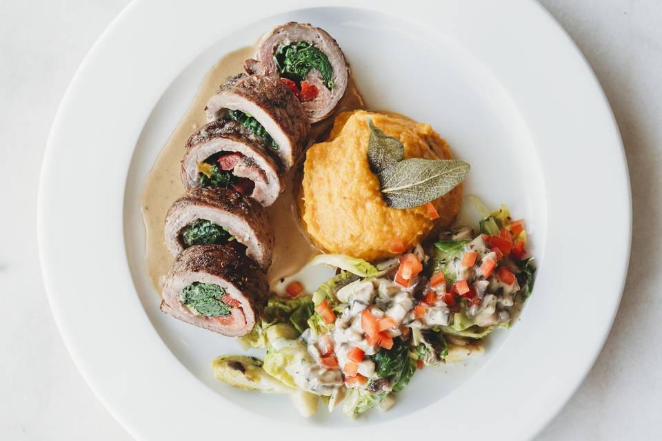 Spinach Beef Roulade