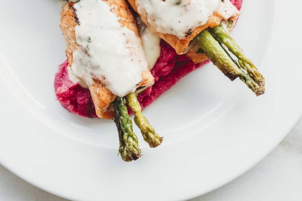 Lemon Basil Ricotta Salmon