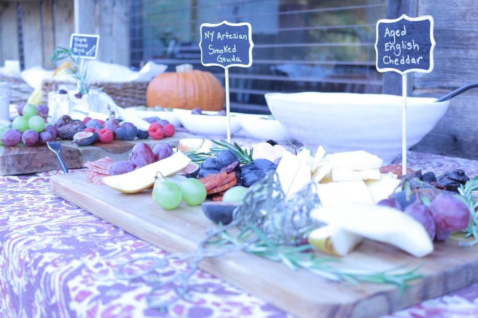 Outdoor hors d'oeuvres
