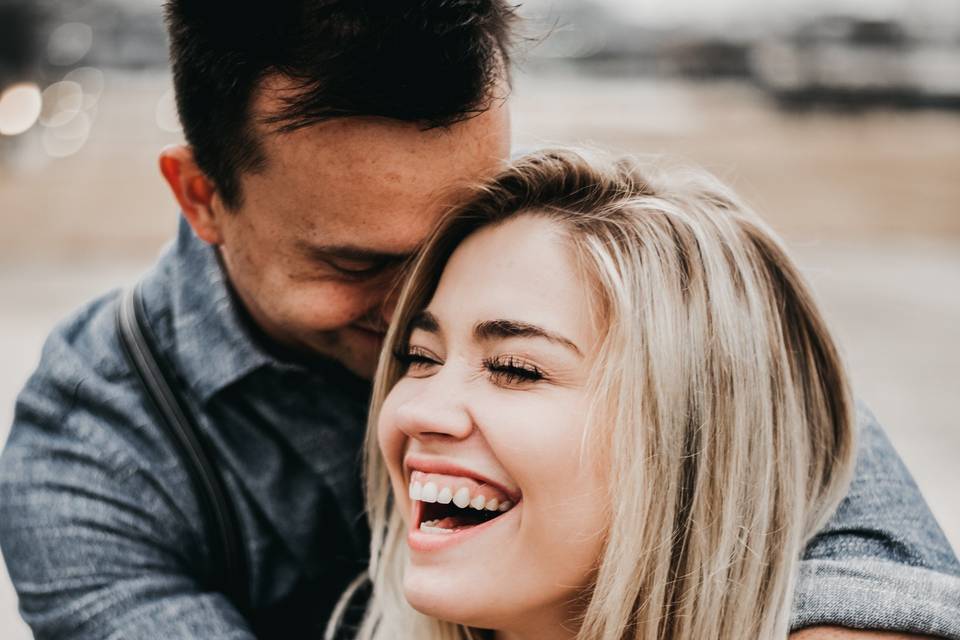 Downtown engagement session