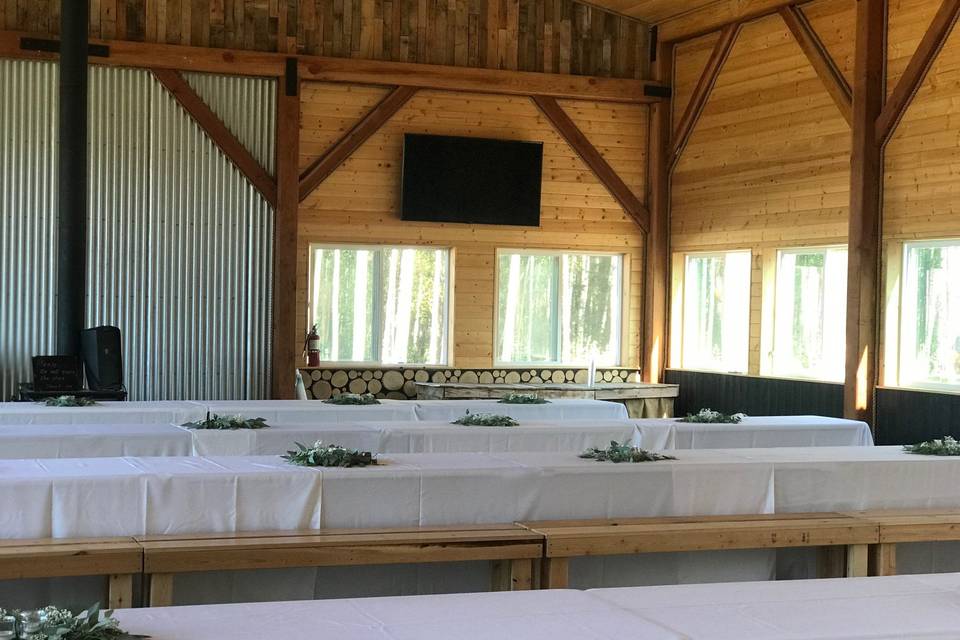 Reception Inside Lodge