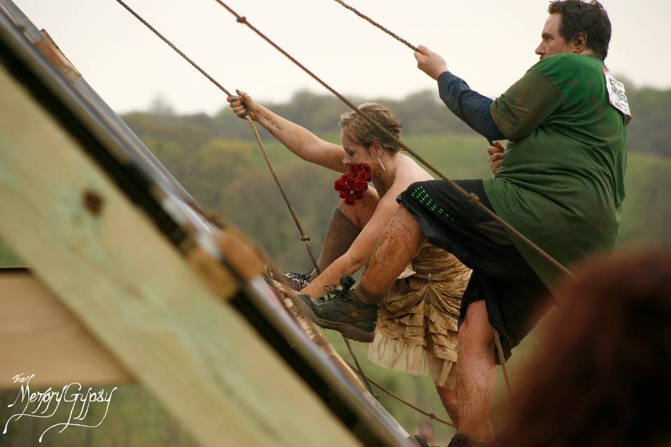 Warrior Dash Wedding