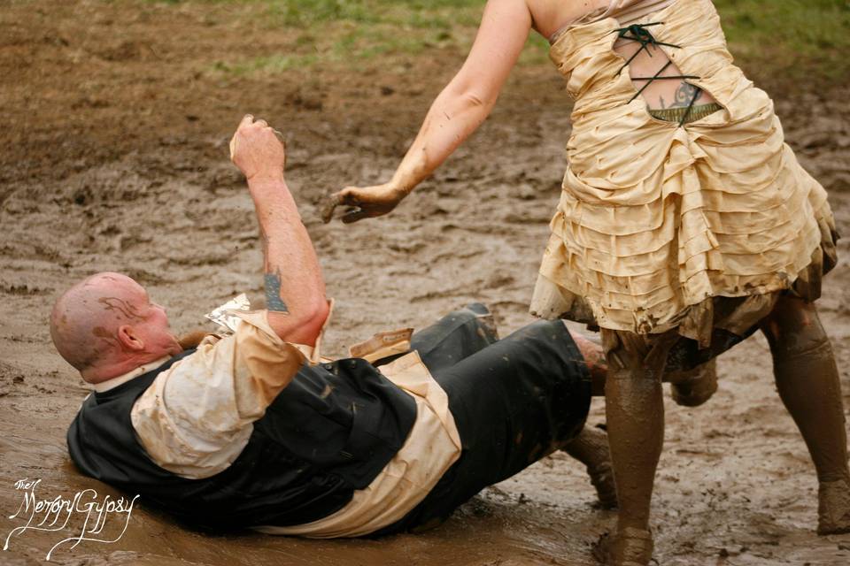 Warrior Dash Wedding