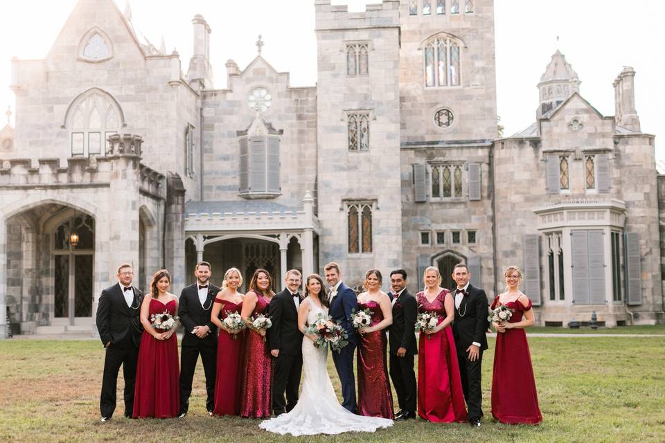 Lyndhurst bridal party