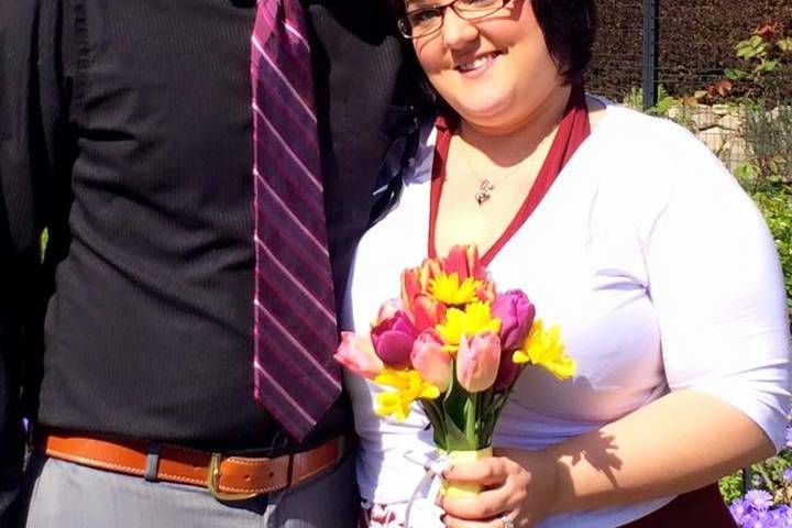 They fell in love and decided a small ceremony in Pt. Defiance Park was perfect, with Parents, Grandparents and a few friends surrounding them with love and happy wishes.