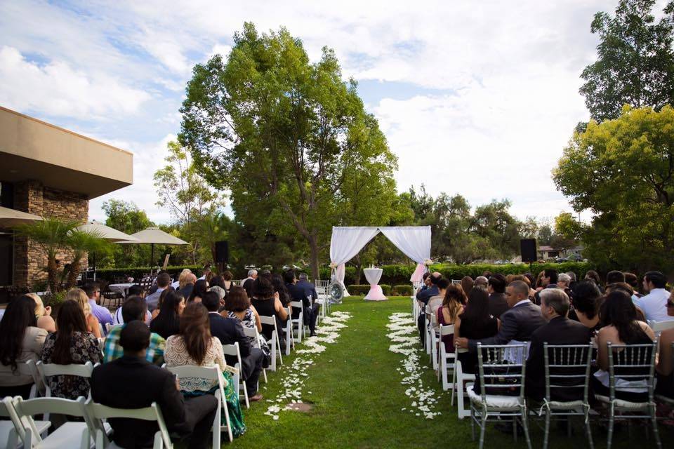 Outdoor wedding