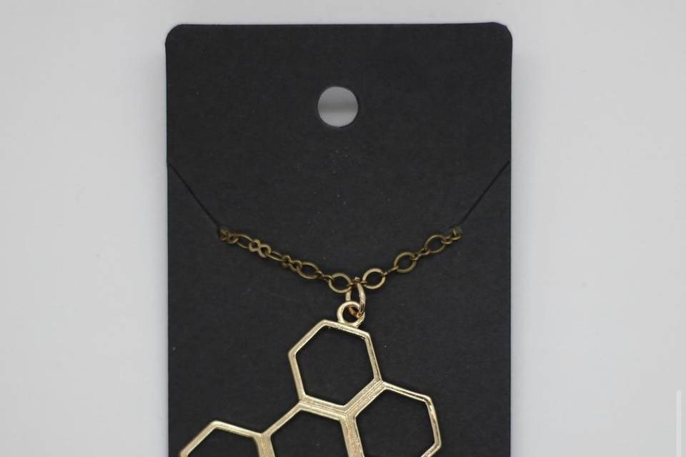 Beehive necklace