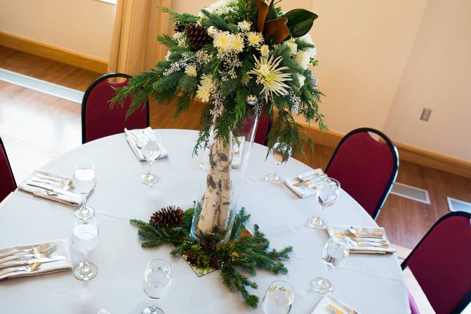 Buffet area