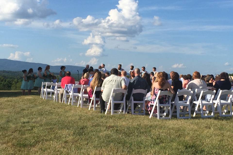 Outdoor ceremony