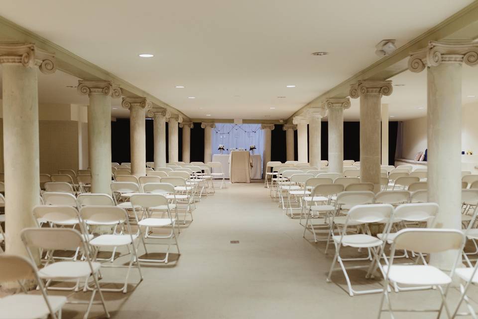 Ceremony in Basement Area