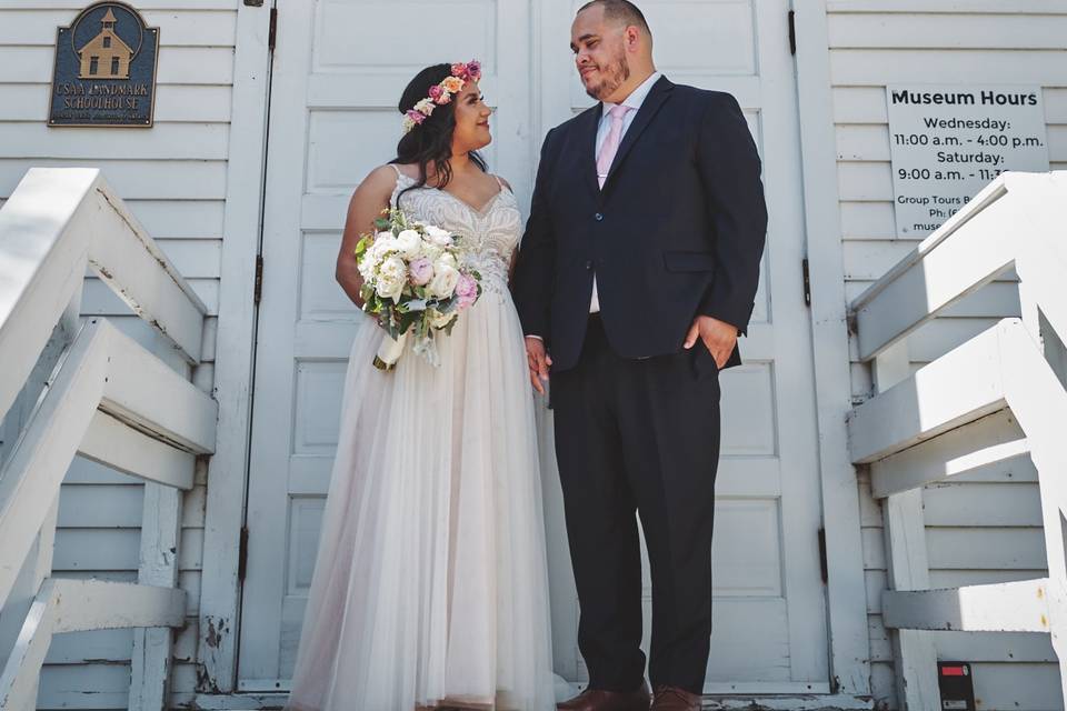 Bride and groom