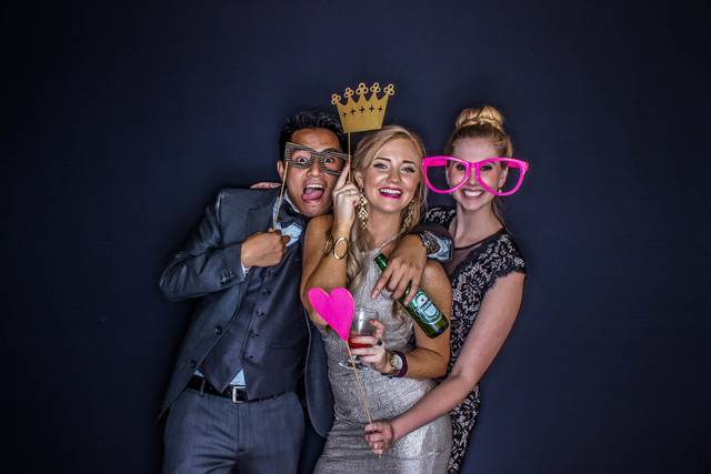 Wacky trio shot