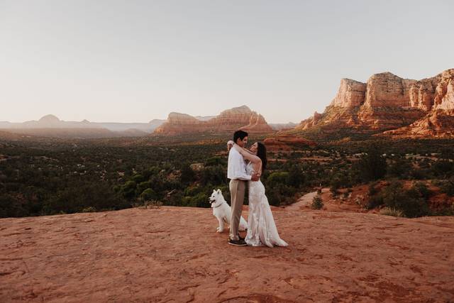 Sedona, AZ private vow photos
