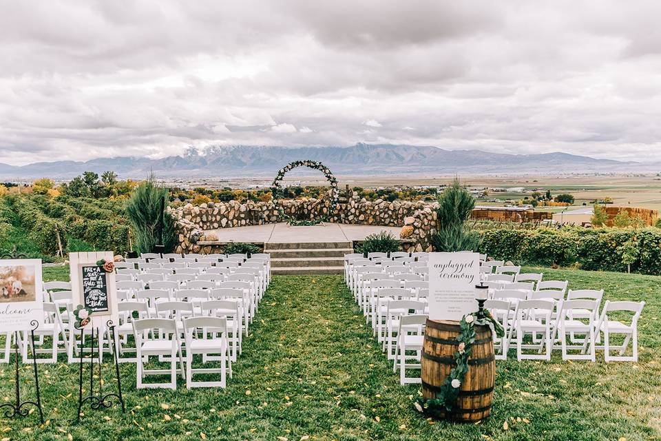 Outdoor ceremony