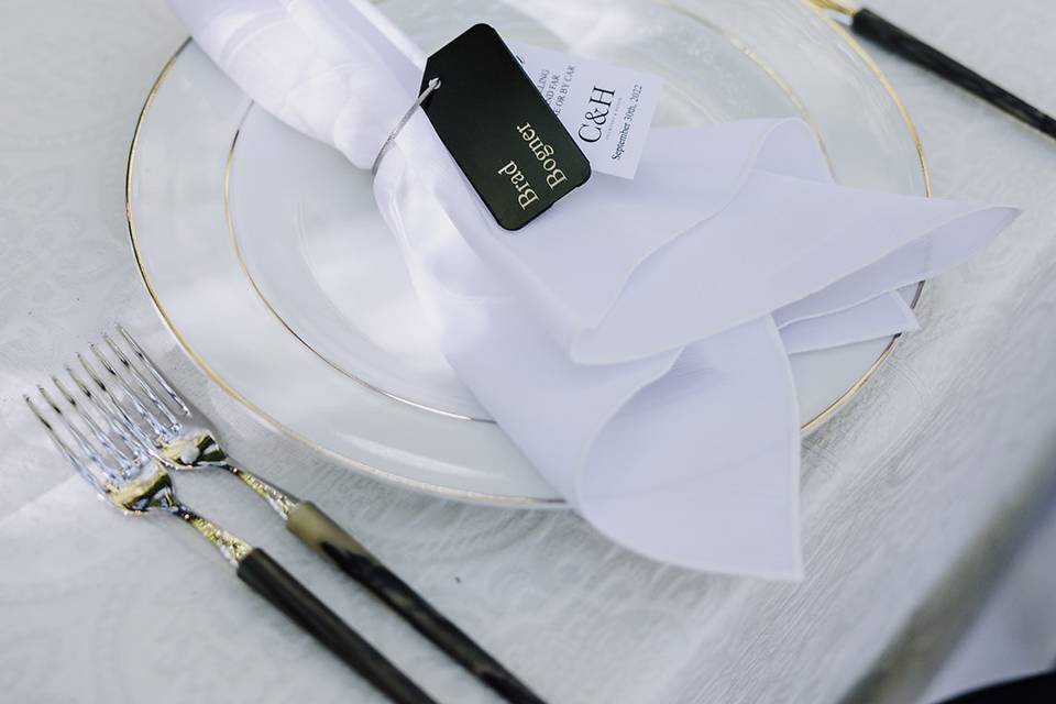 Black + White Tablescape