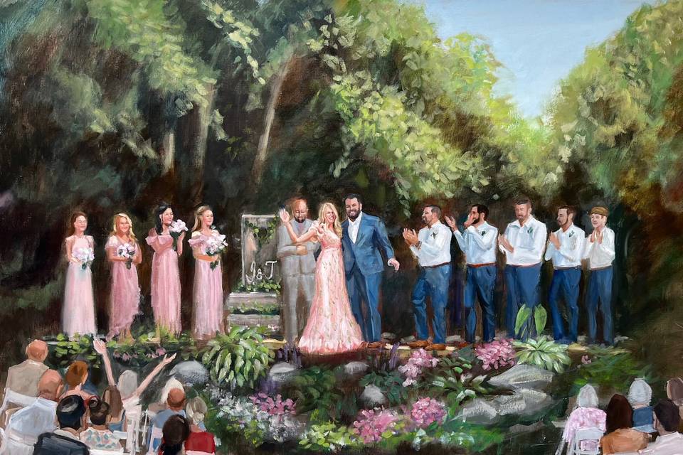 Garden Wedding Ceremony