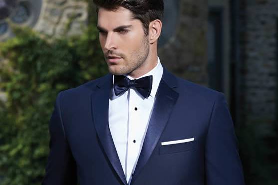 Navy blue tux