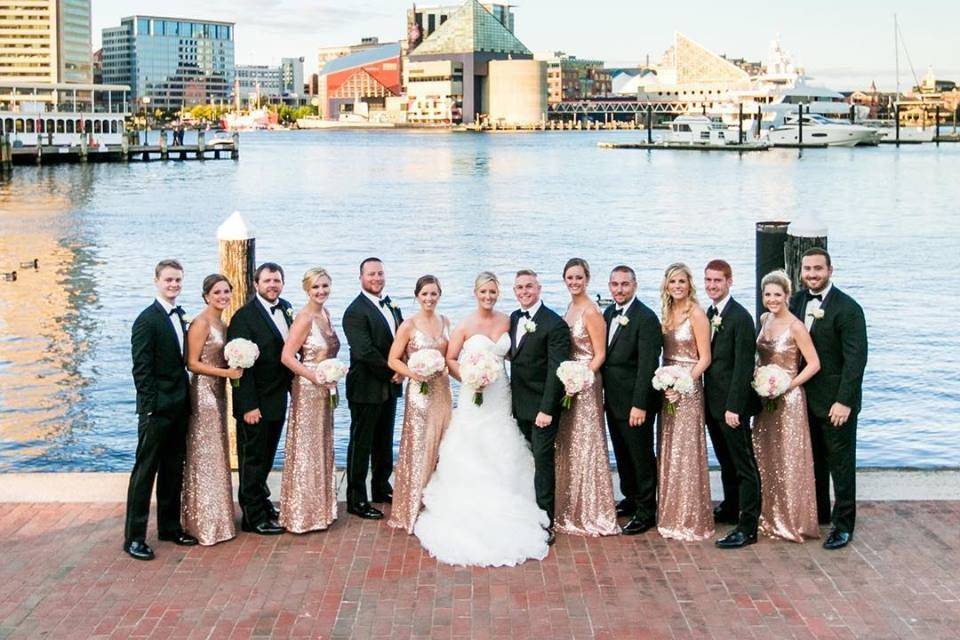 Lakeside wedding