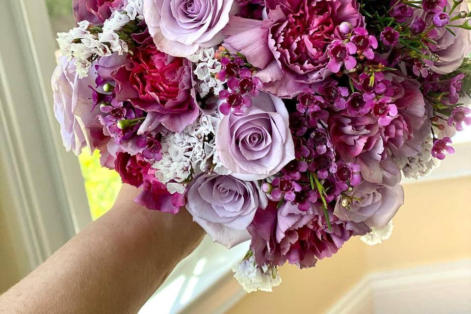 Pretty purple bouquet