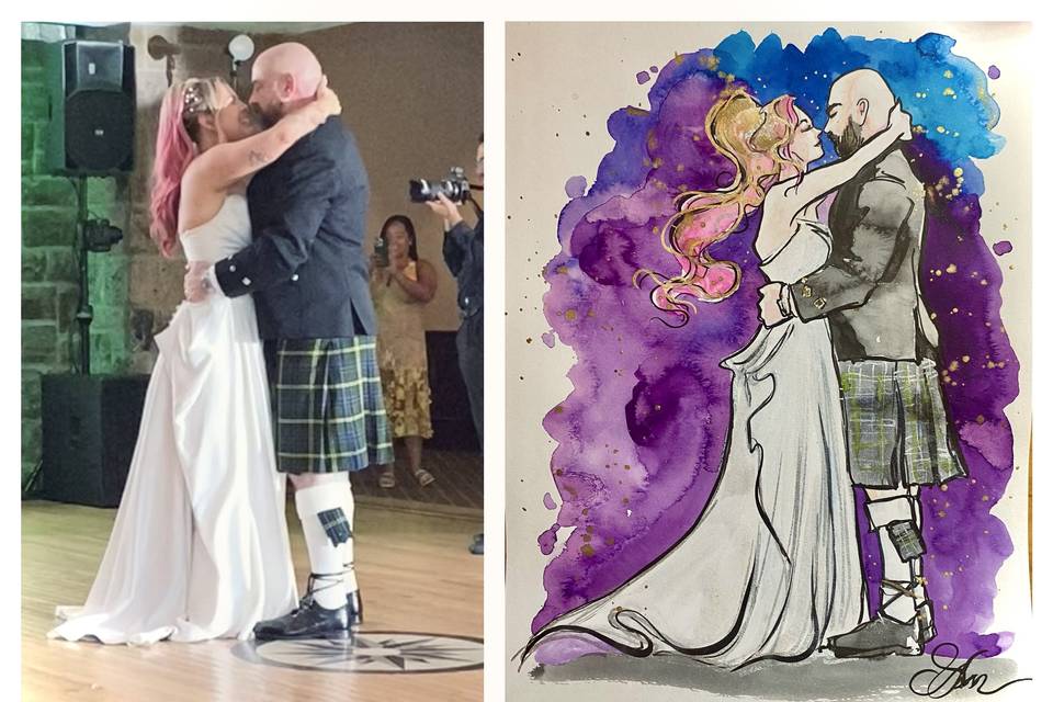 Art of Anne Mitchell Live Art