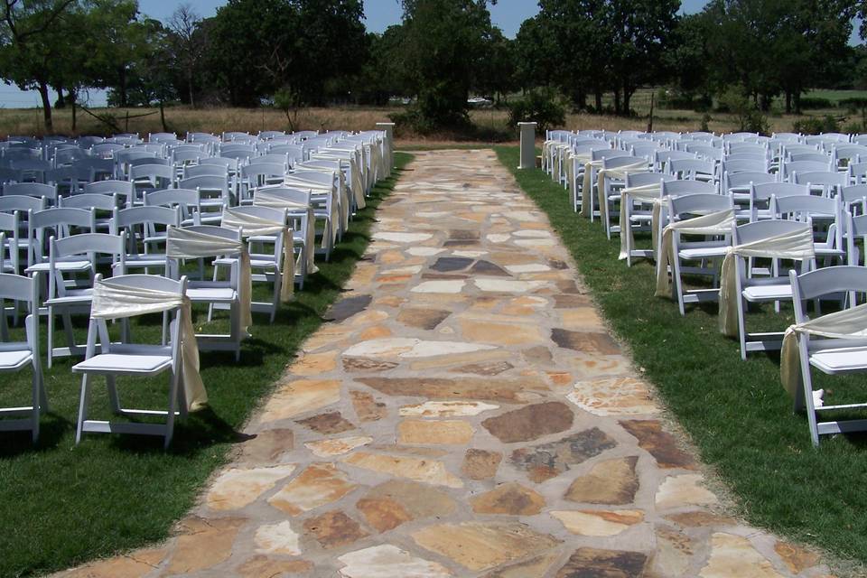 The wedding space