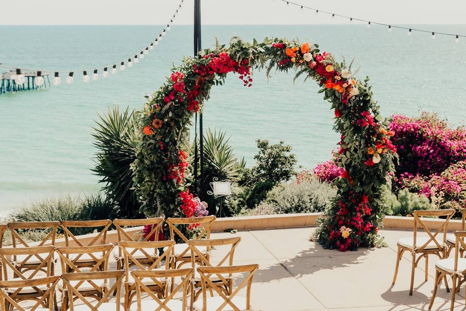 Circular Floral Arch